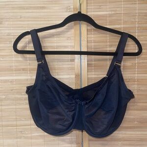 Soma Unbelievable Minimizer black bra woman’s size 38H